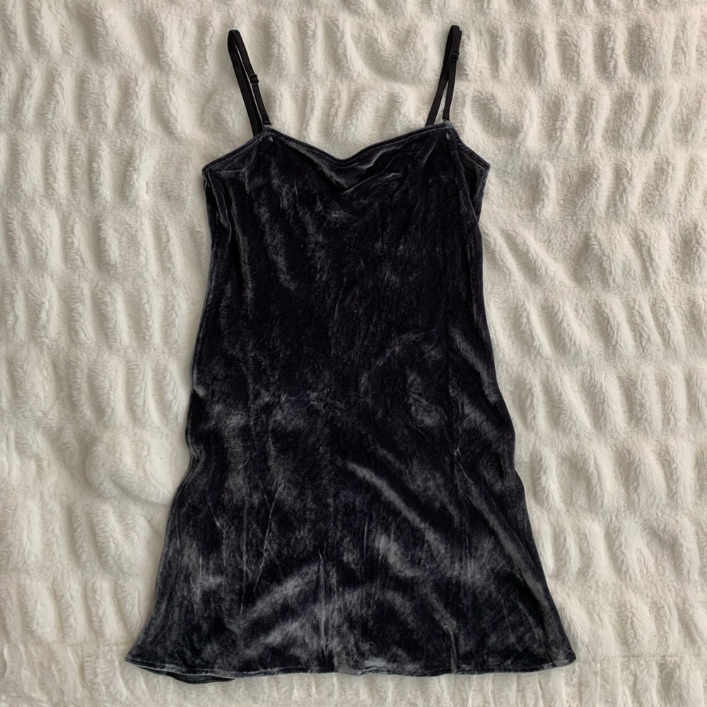 Reformation velvet mini dress